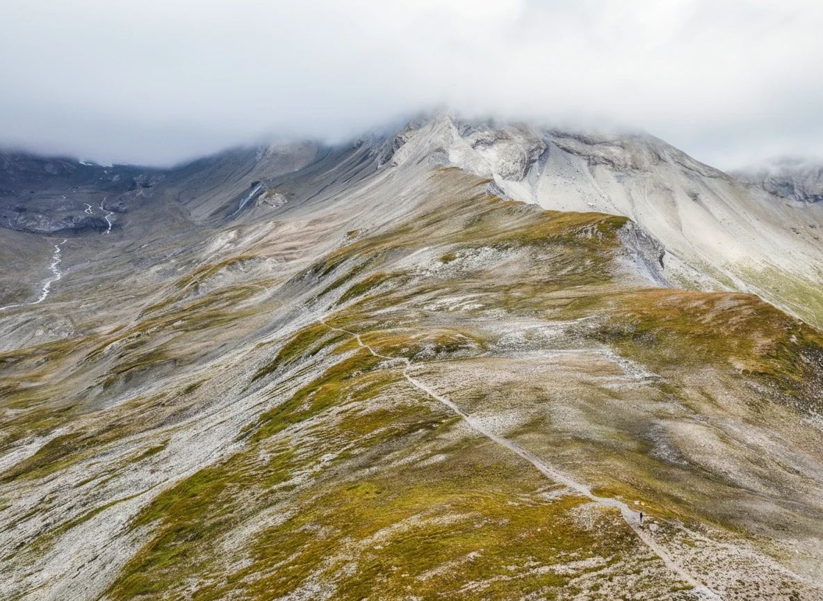 Segnes Trek Weitwanderung – Bergpanorama auf der mehrtägigen Wanderung ab Ringelspitzhütte SAC durch die Alpen Graubündens